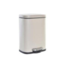 iDecor Metal Paper 5.5L Bin 21 x 15 x 29cm with Slow Enclosure - Taupe