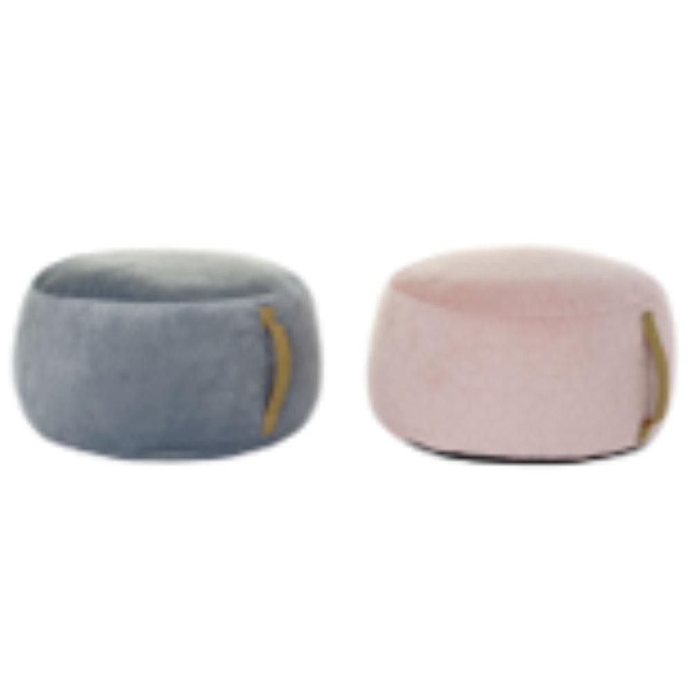 iDecor Floor Cushion Polyester Poof 40 x 40 x 25cm - Pink or Grey