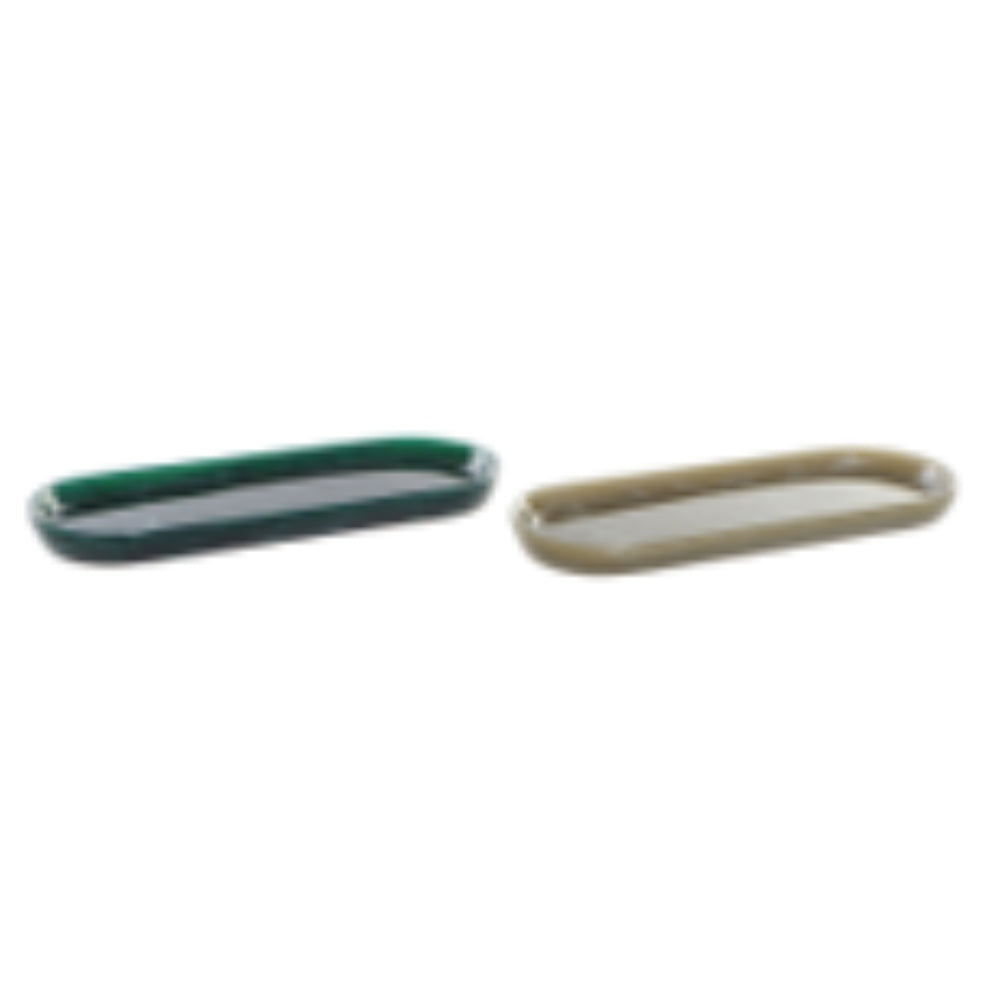 iDecor Fauc Marble Soap Holder 25 x 9 x 2cm - Green or Taupe