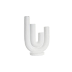 iDecor Candle Holder of 4 16 x 7 x 23.5cm - White