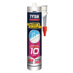 Tytan Acetic Silicone for Bathrooms and Kitchens with Mold Control - Transparent