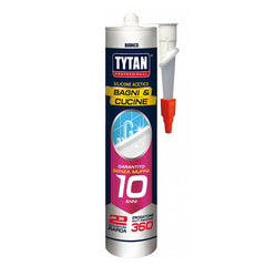 Tytan Acetic Silicone for Bathrooms and Kitchens with Mold Control - White