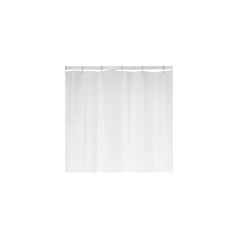 Funky Shower Curtain White W180cmxH200cm