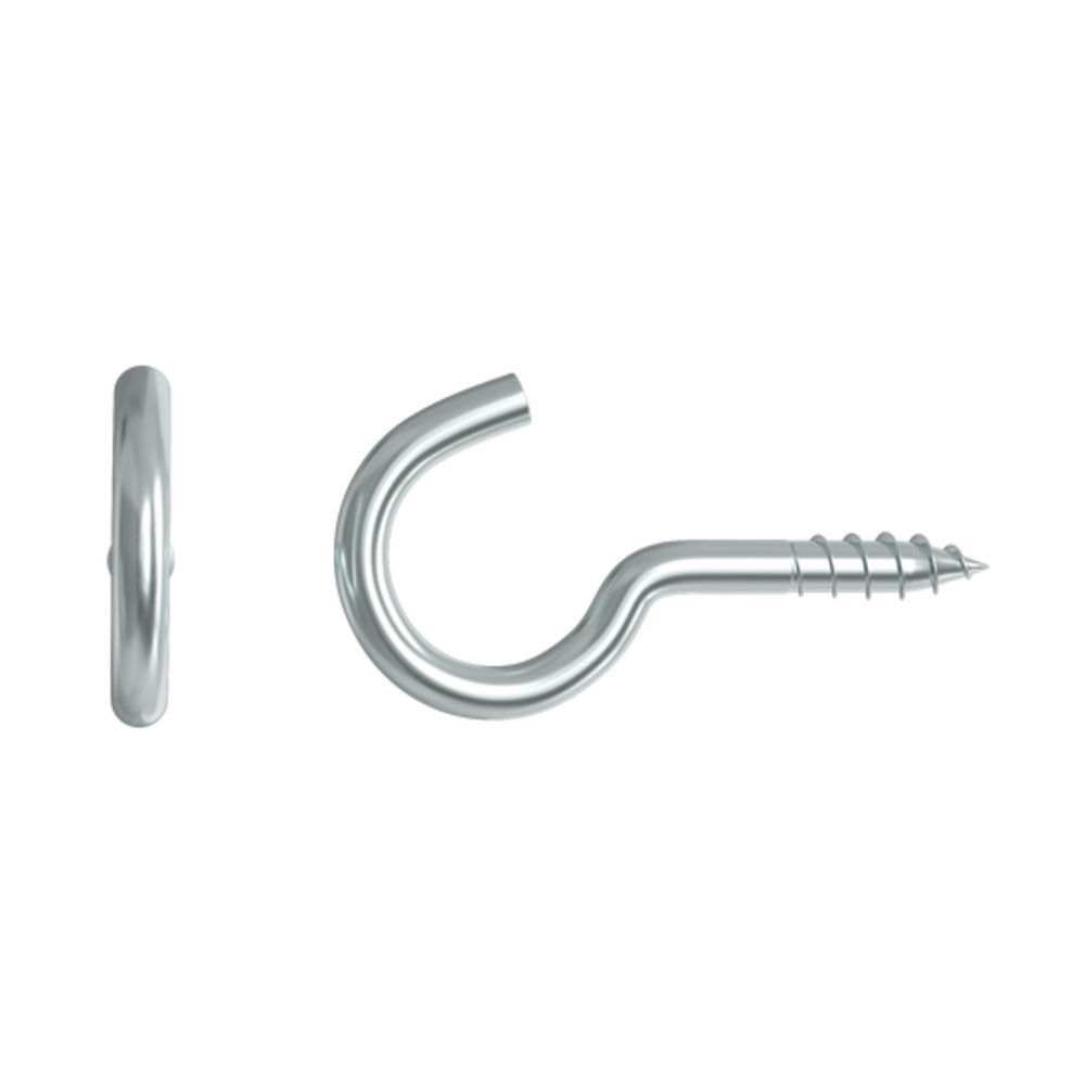Standers Cup Hook Steel Screw 4 X 30Mm - 6 Pieces