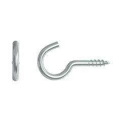 Standers Cup Hook Steel Screw 4 X 30Mm - 6 Pieces