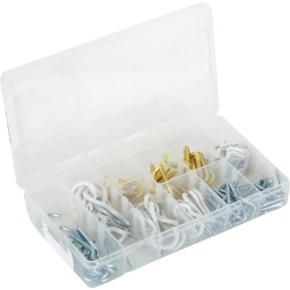 Standers Handy Box With 130 Pieces Of Assorted Hooks