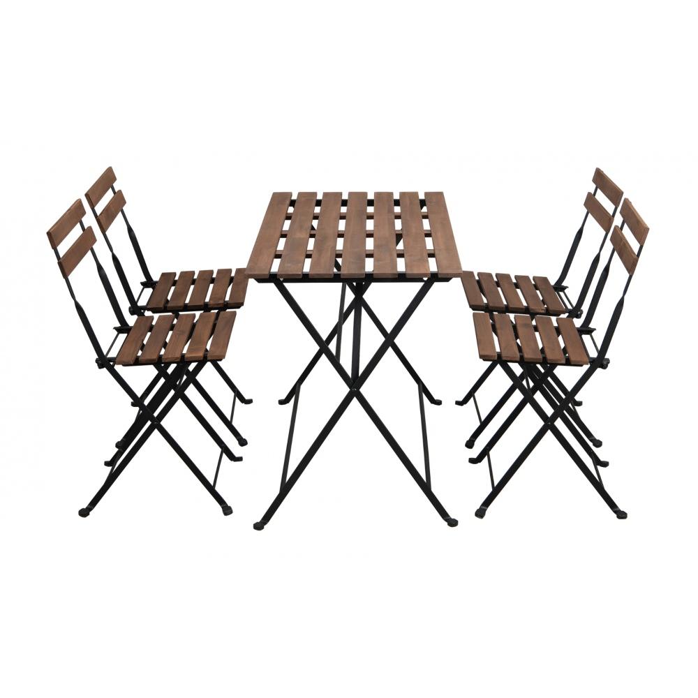 Benk Alyssa Acacia Long Table Coffee Set