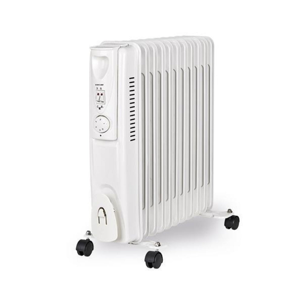 Eurolamp Oil Radiator with 11 Ribs 2500W - White