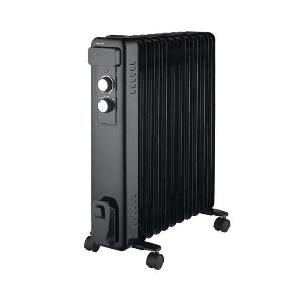 Eurolamp Oil Radiator with 11 Ribs 2500W - Black