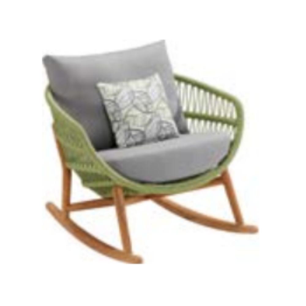 HiGold Vasca Rocking Chair - Beige/Grey