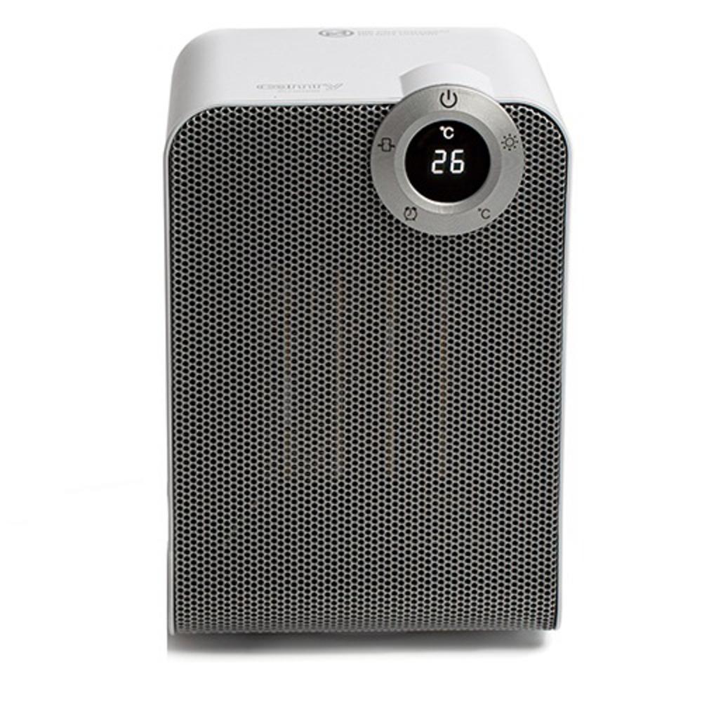 Equation Ceramic Electric Heater 1800W - White and Silver