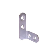 1Pc Left Zinc Plated Steel Angle Support Bracket 28X40X12X2Mm