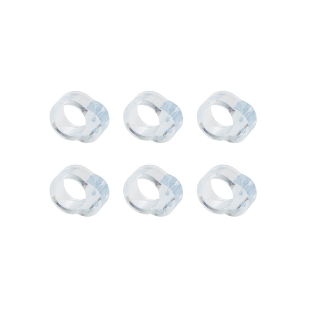 Inspire Handle Door Stopper, Transparent, Ø1,8X3,2Cm, 6 Pcs