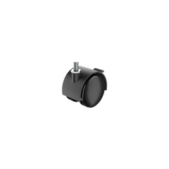 Standers 1 Caster 50Mm 360°, Thread, Plastic Brake, Indoor Black Plastic Parts