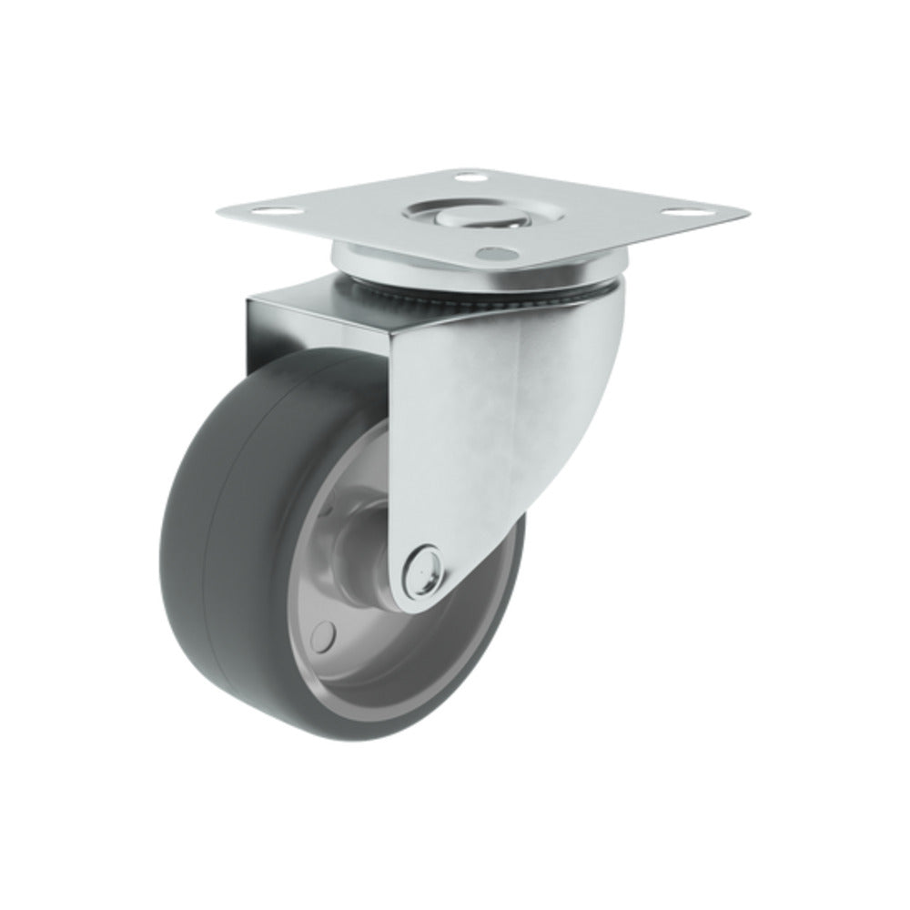 Standers 1 Caster 100Mm 360°, Plate , Indoor Anti Slide Anti-Scuffmark