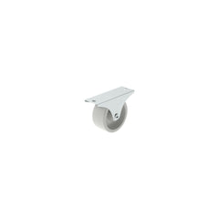 Standers 1 Caster 40Mm Mono Direction Plate , Indoor White Wheel