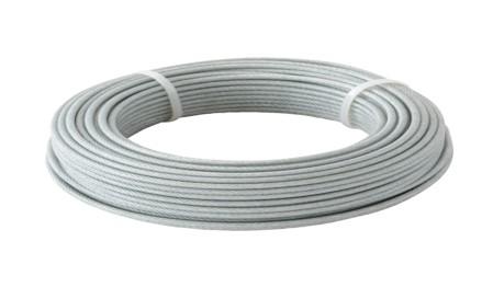 Standers Cw2 Plastic Sheated Steel Cable Trans Zinc Plated D2Mm/3Mm L 25M,