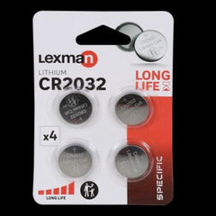 Lexman Cr2032 Lithium Button Batteries 4 Pcs Specific,