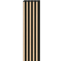 Vox Wall Panel Linerio S-Line 265 x 12.2 x 1.2cm - Natural Black