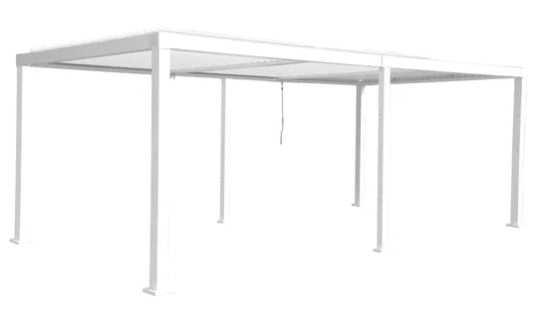 Naterial Clima Bioclimatic Pergola 313x614cm White,