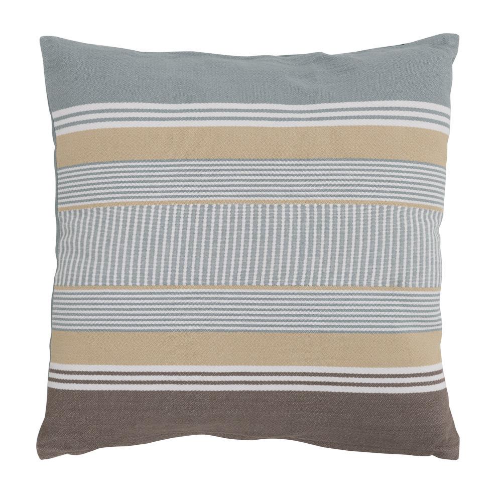 Doppler Art Decorative Cushion 45 x 45 x 15cm Sititched with Zip - Stripes