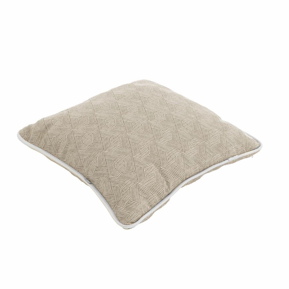 Doppler Art Decorative Cushion 45 x 45 x 14cm - Beige