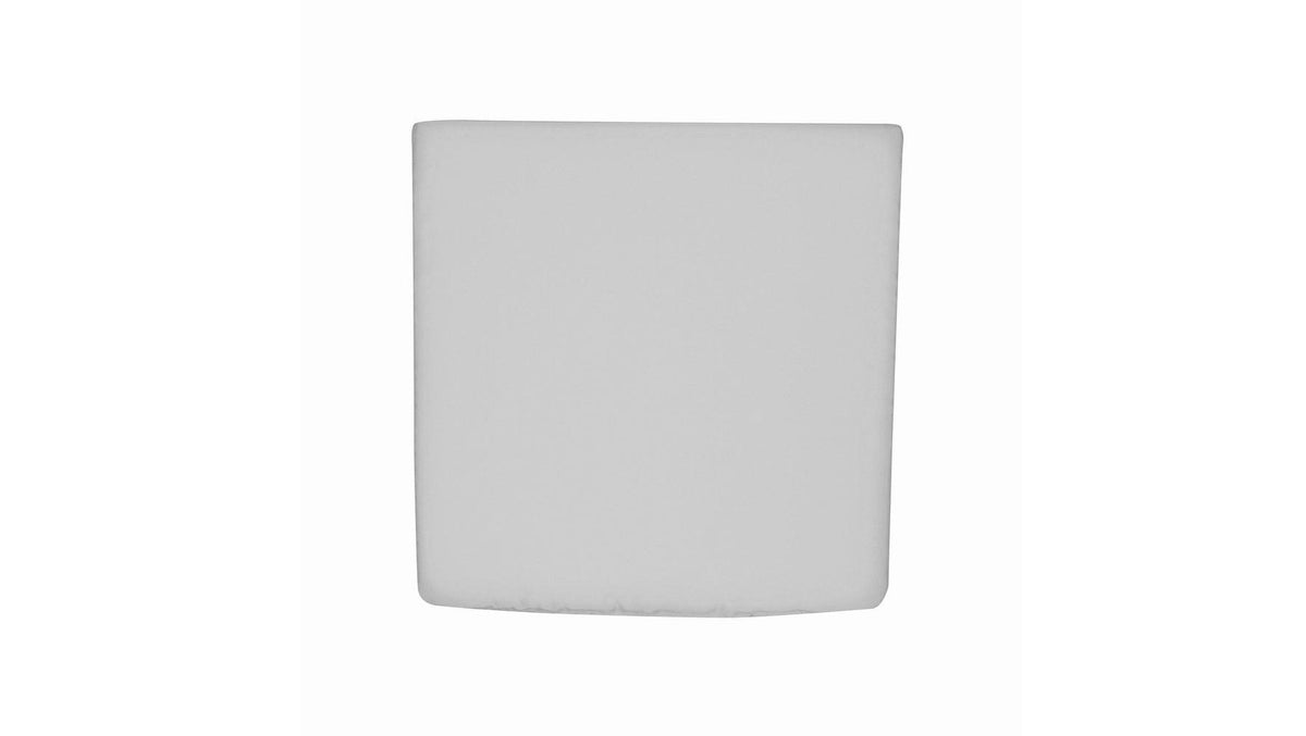 Doppler Look Thin Seat Chair Cushion 38 x 38 x 2cm - Light Grey