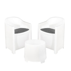 Ipae-Progarden Luna Set White with Pillows,