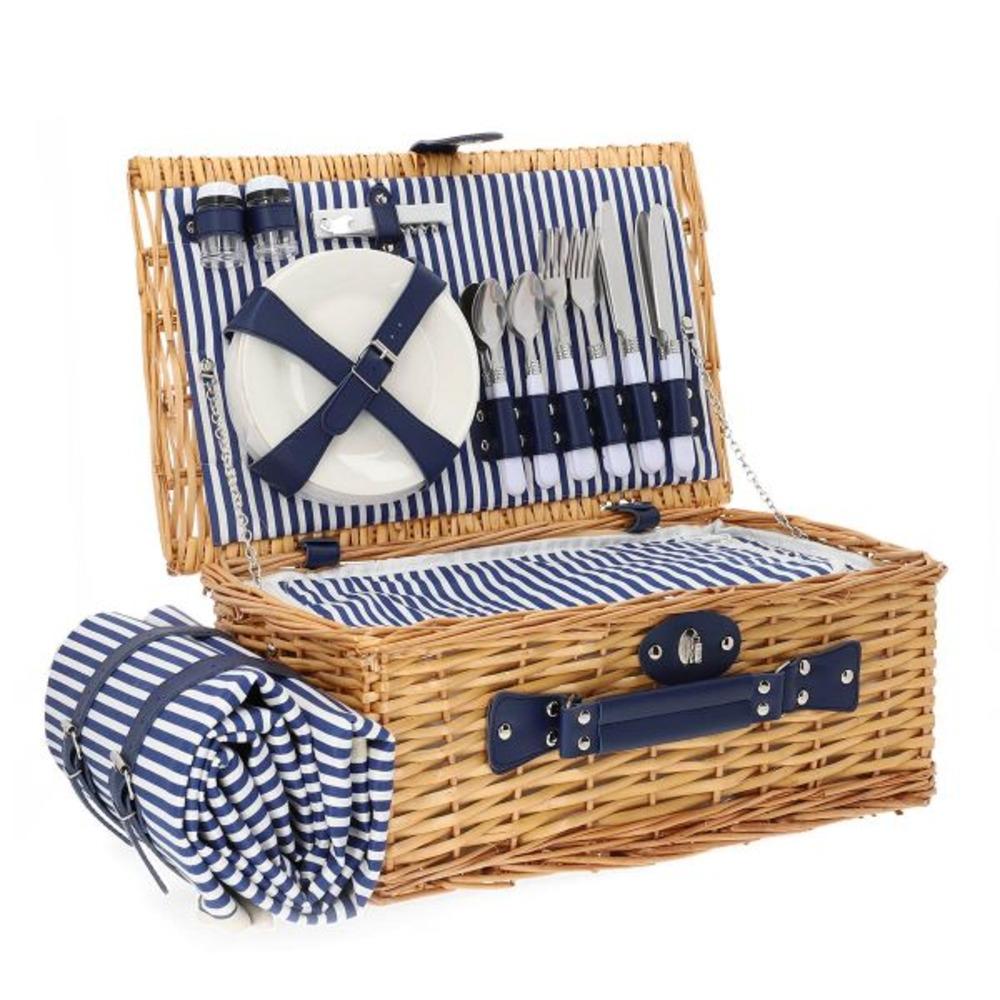 Homla Orlando Picnic Basket Natural 46 x 30 x 20cm