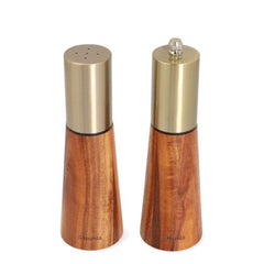 Homla Mooka Salt and Pepper Grinder Set of 2 5.5 x 19cm - Natural