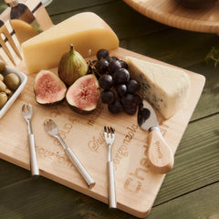 Homla Rubby Cheese Serving Set of 9 - Natural