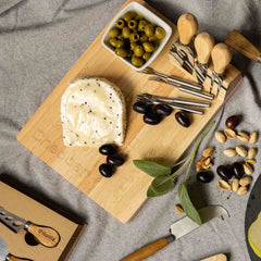 Homla Rubby Cheese Serving Set of 9 - Natural