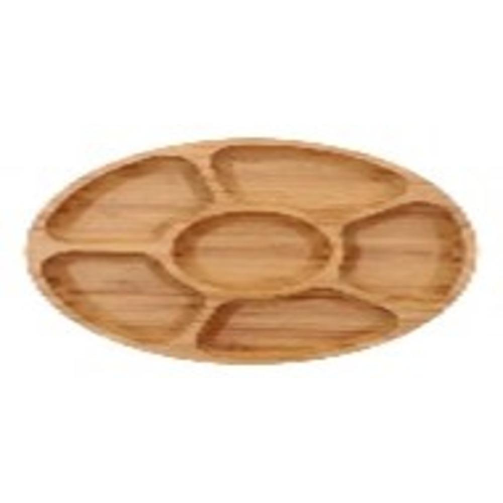 Homla Bambou Platter Serving Dish 32cm - Natural