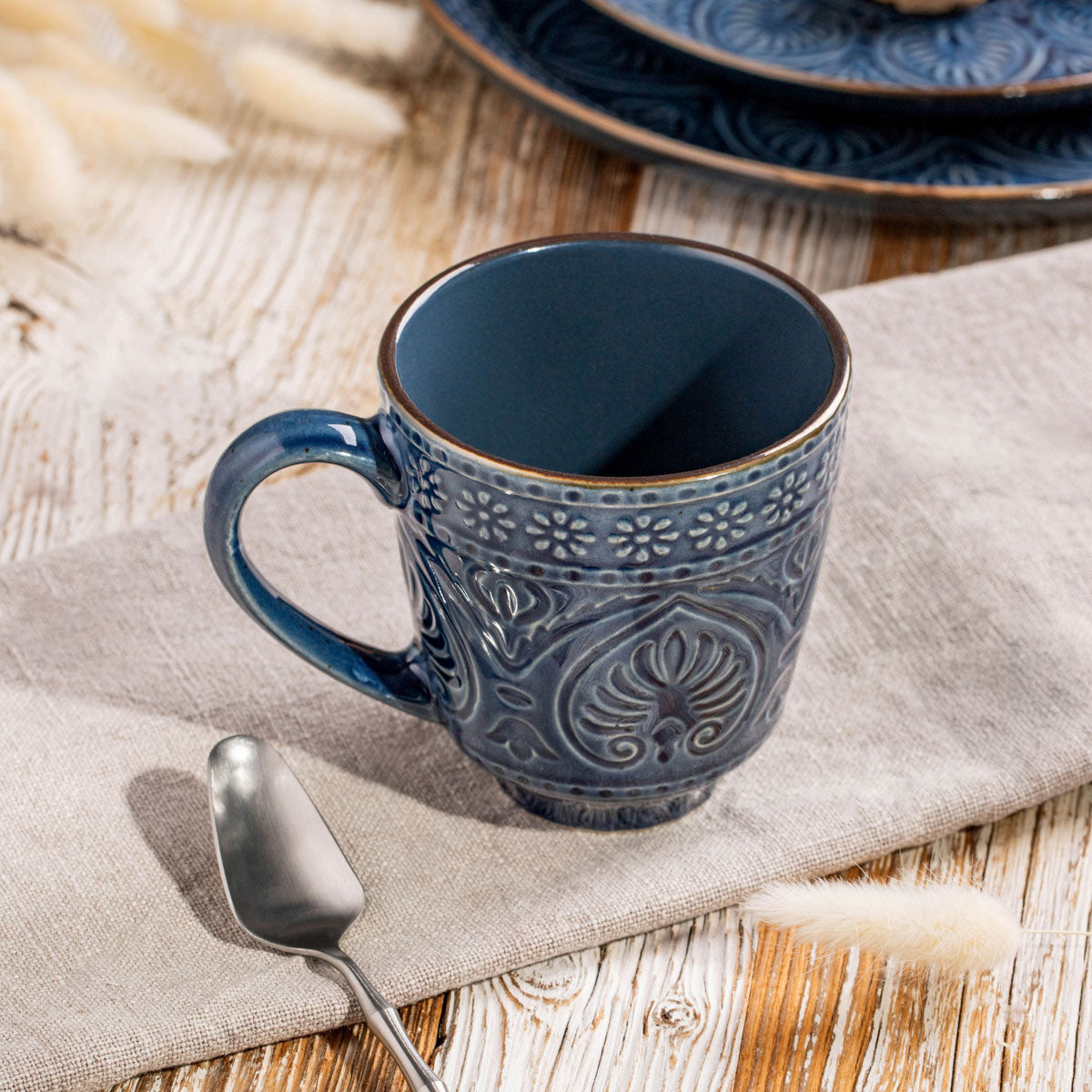 Homla Indie Mug 400ml - Navy Blue