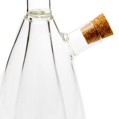 Homla Best Vinegar and Oil Bottle Set of 2 21cm - Transparent