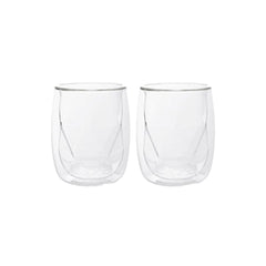 Homla Cembra Modern Glass Set of 2 280ml - Transparent