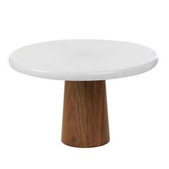 Homla Marble Cake Stand 25 x 14.5cm - White