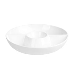 Homla Negas Round Platter 30cm - White