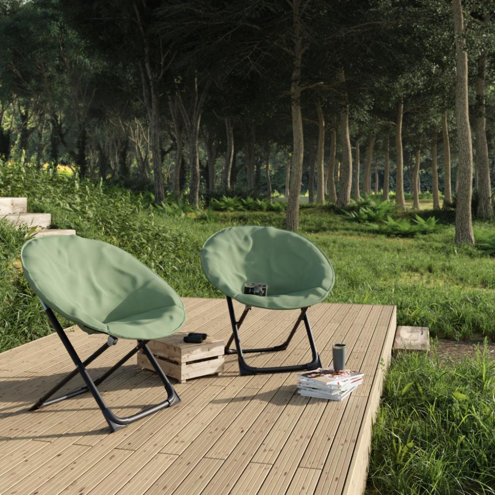 Moon Foldable Chair Cactus Green