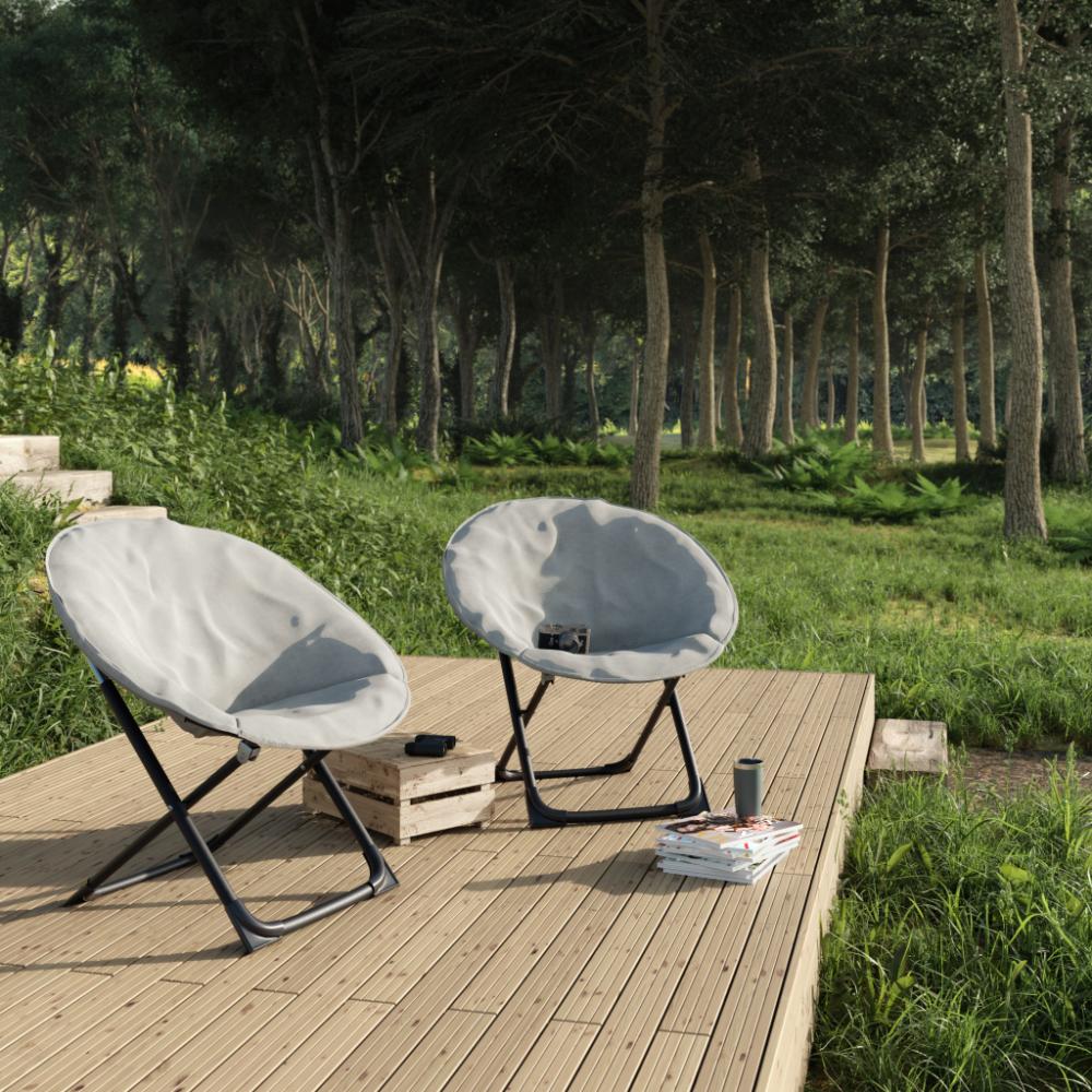 Moon Foldable Chair Taupe