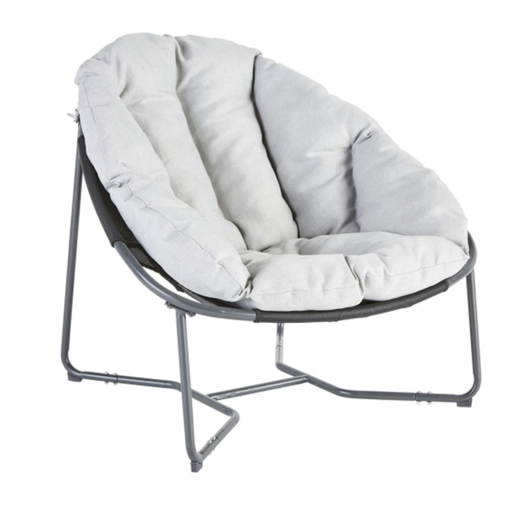 Naterial Cocoon Moon Chair Dark Grey