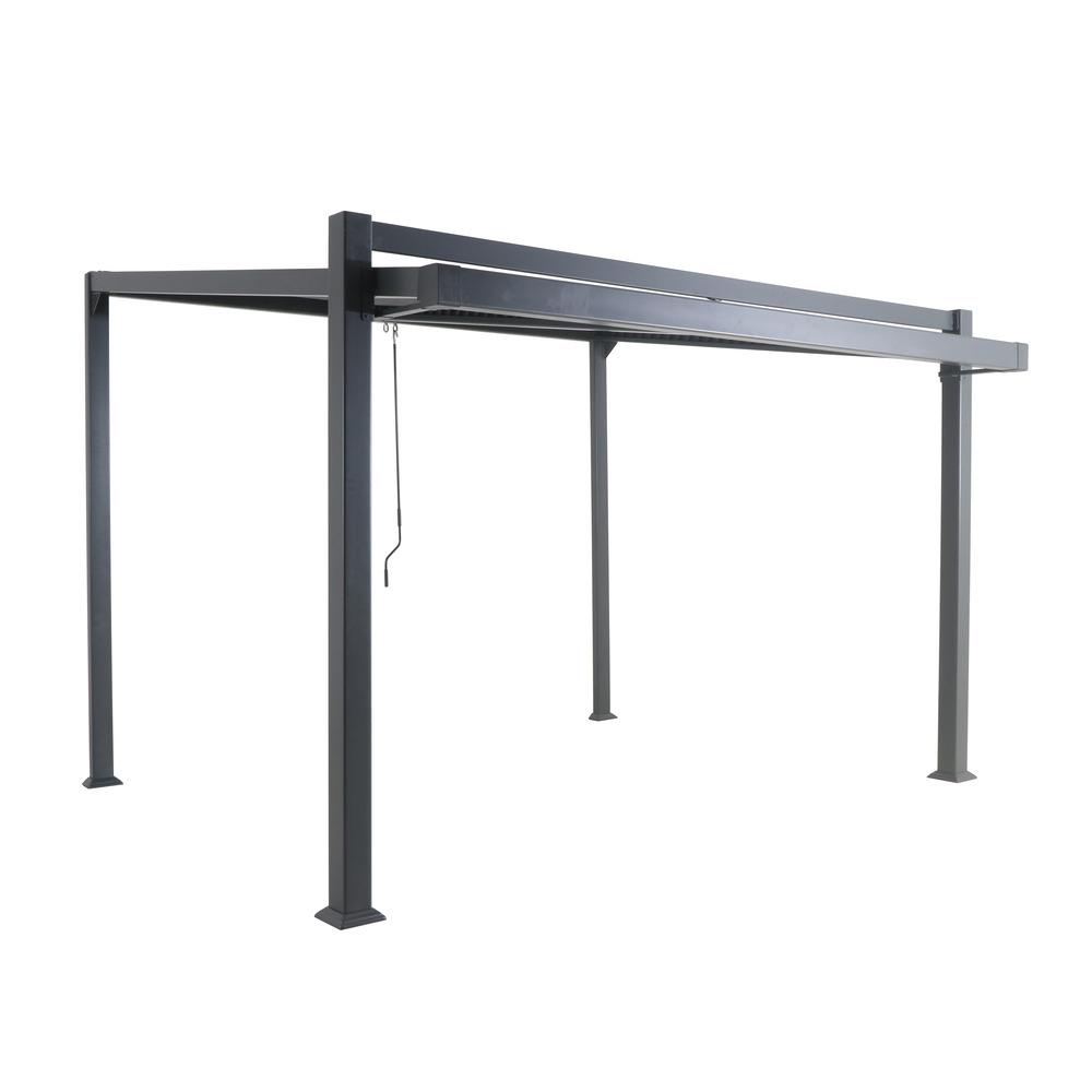 Naterial Odyssea Tilt Pergola 319x380cm Dark Grey