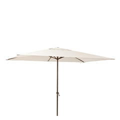 Polar Center Umbrella Rectangular 2x3m Brown