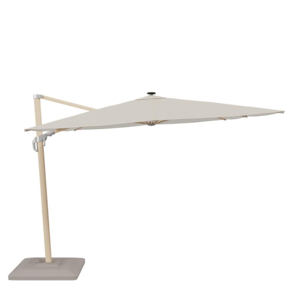 Naterial Sonora Side Umbrella With LED 280x390cm White