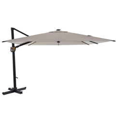 Naterial Odyssea Premium Side Umbrella With LED 350x350cm Beige