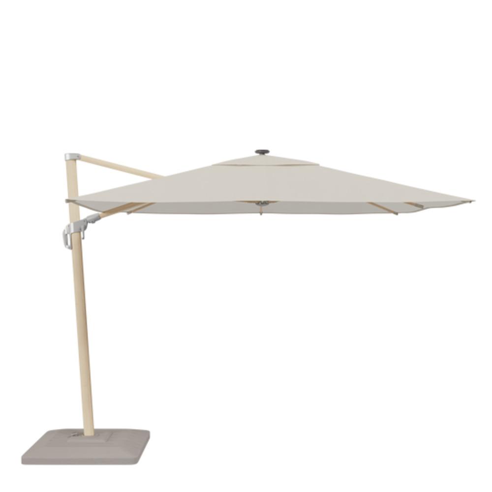 Naterial Sonora II Side Umbrella 290x290cm Wood Effect White