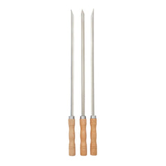 Naterial BBQ Long Skewers Set of 3 Pieces 50cm