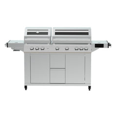 Naterial Upsilon Premium Gas BBQ 6+2 Burners Stainless Steel