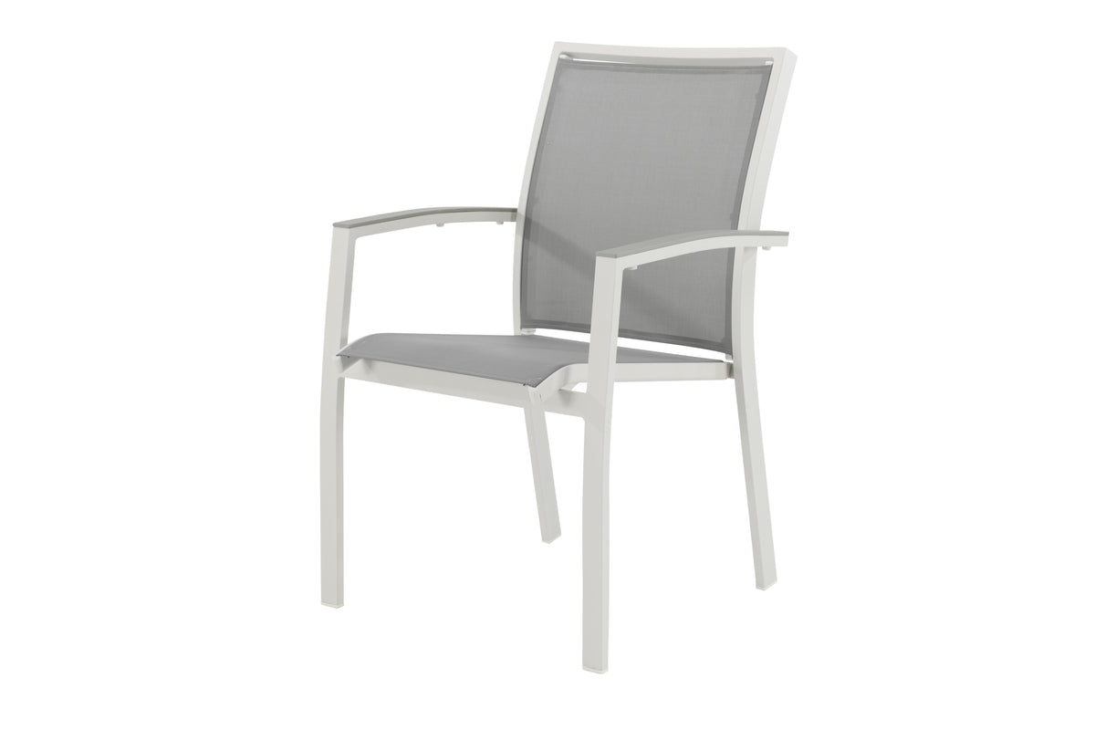 Naterial Las Lages Dining Armchair Light Grey