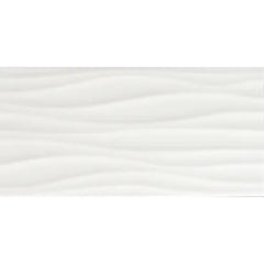 Artens Wall Tile Frosty White Glossy 3d Organic 30x60cm/1,26m2